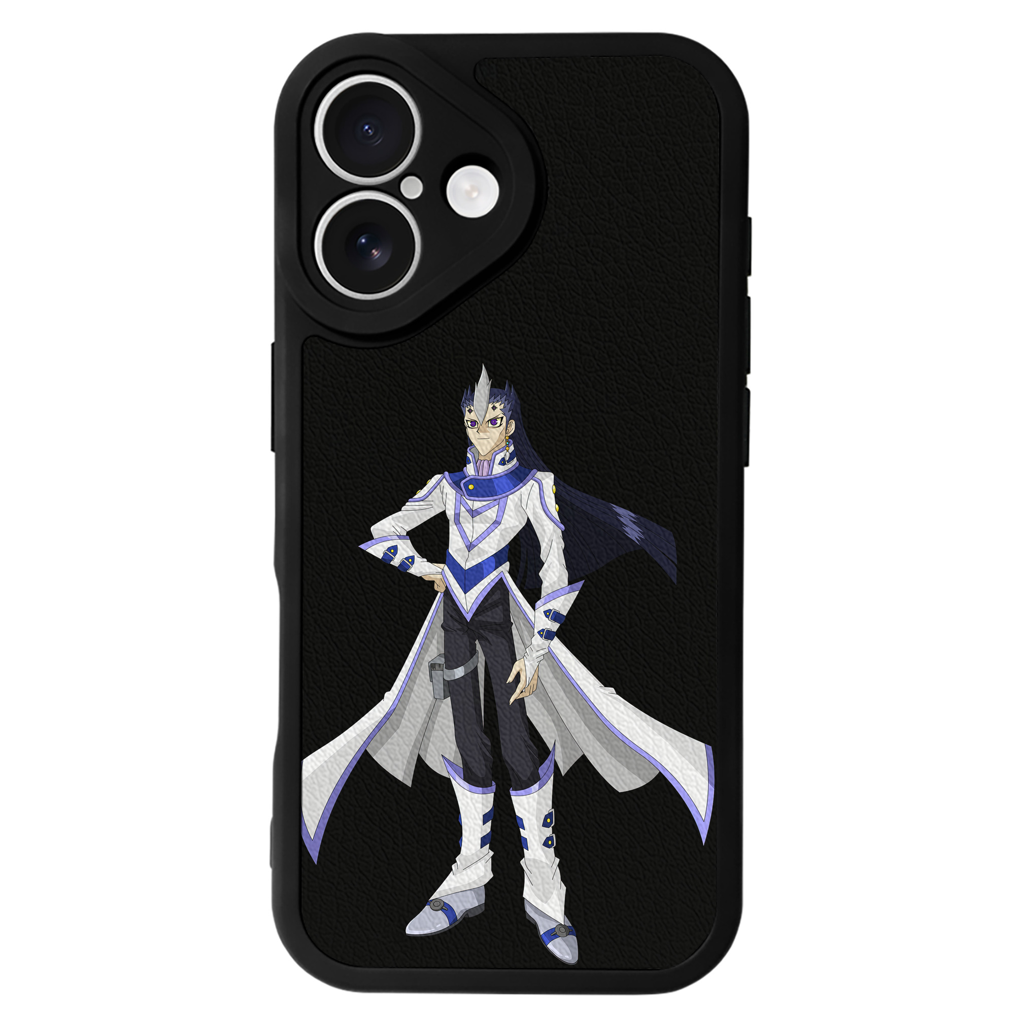 遊☆戯☆王 Yu-Gi-Oh! 【iPhone 16シリーズ対応】シリコンスマホケース（レザー調） 材質：シリコン